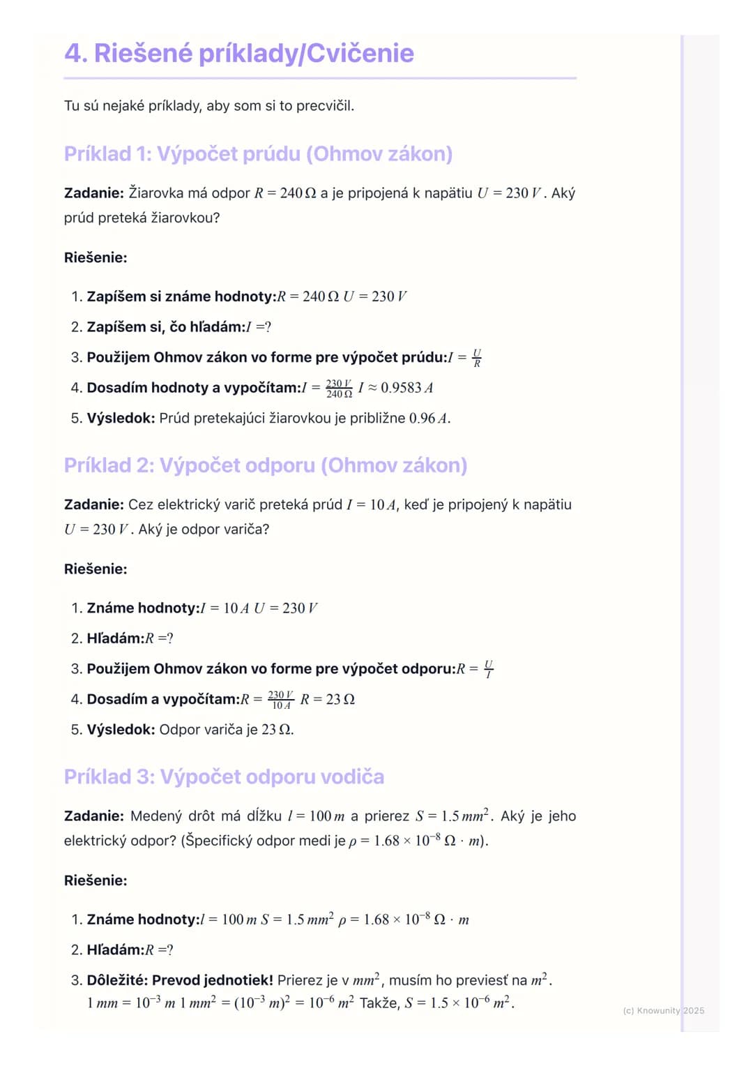 # Ohmov zákon a elektrický
odpor
1. Prehľad a úvod
Dnes sa pozrieme na Ohmov zákon a elektrický odpor, čo sú úplne základné
veci pre pocho