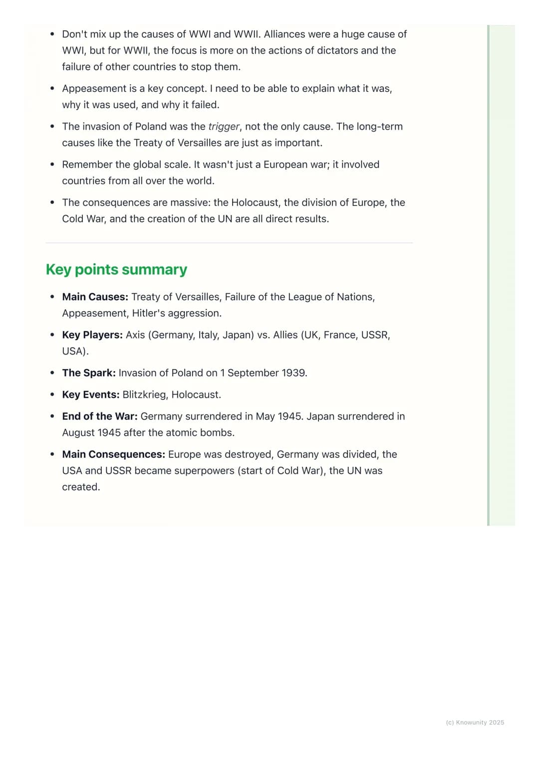 # Causes and Consequences of
# World War II
## A quick introduction to the war
The Second World War (WWII) was a massive global conflict t