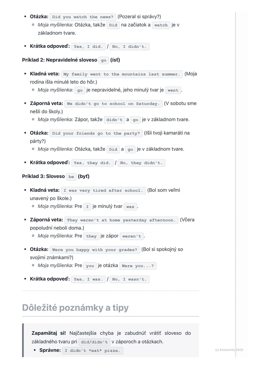 # Gramatika: Minulý jednoduchý
# čas (Past Simple)
Úvod do minulého jednoduchého času
Minulý jednoduchý čas (Past Simple) používame, keď h