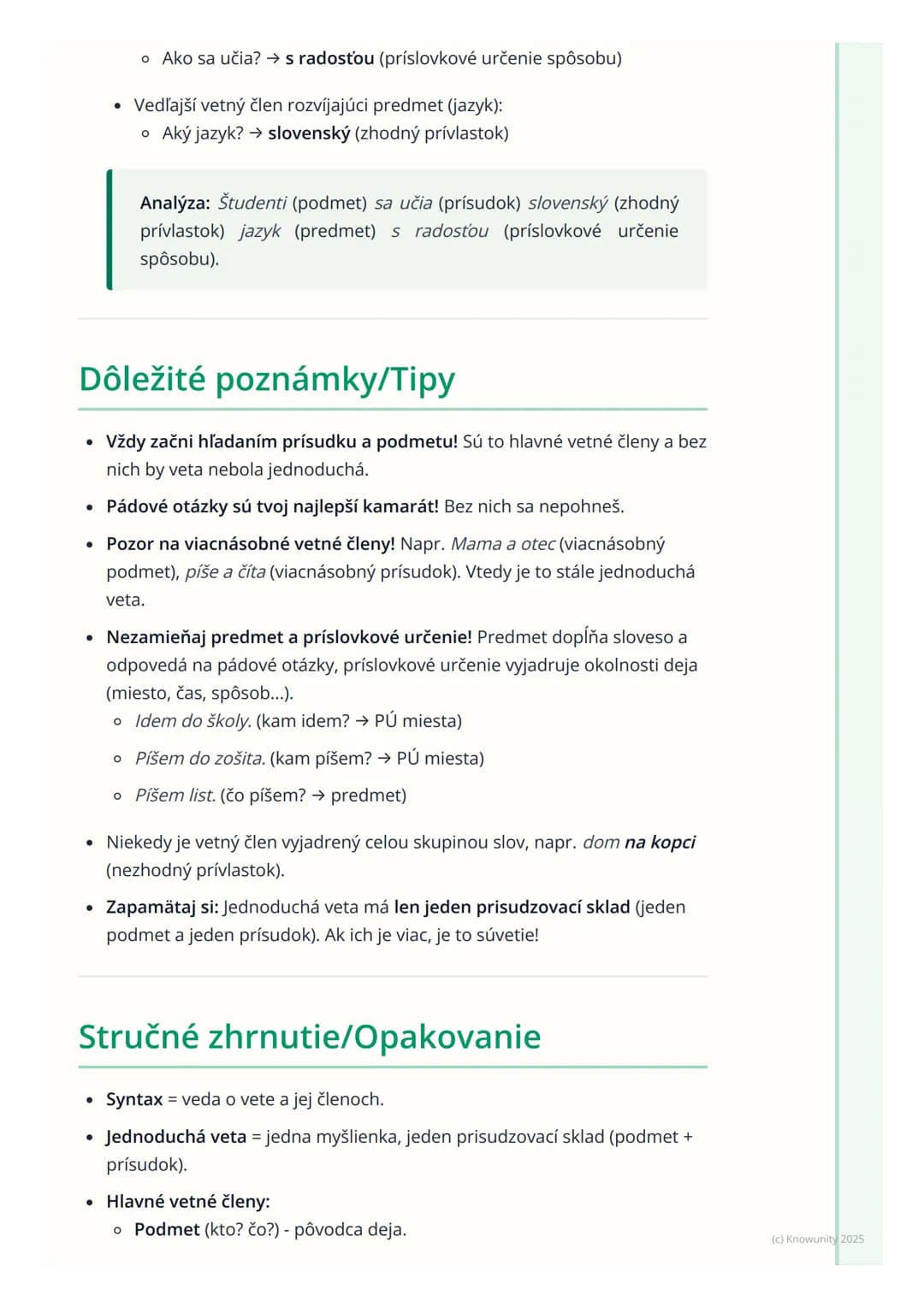 # Syntax: Vetné členy a
jednoduchá veta
Prehľad a úvod
Ahoj! Takže, ideme si zopakovať a prehĺbiť vedomosti o vetných členoch a
jednoduche