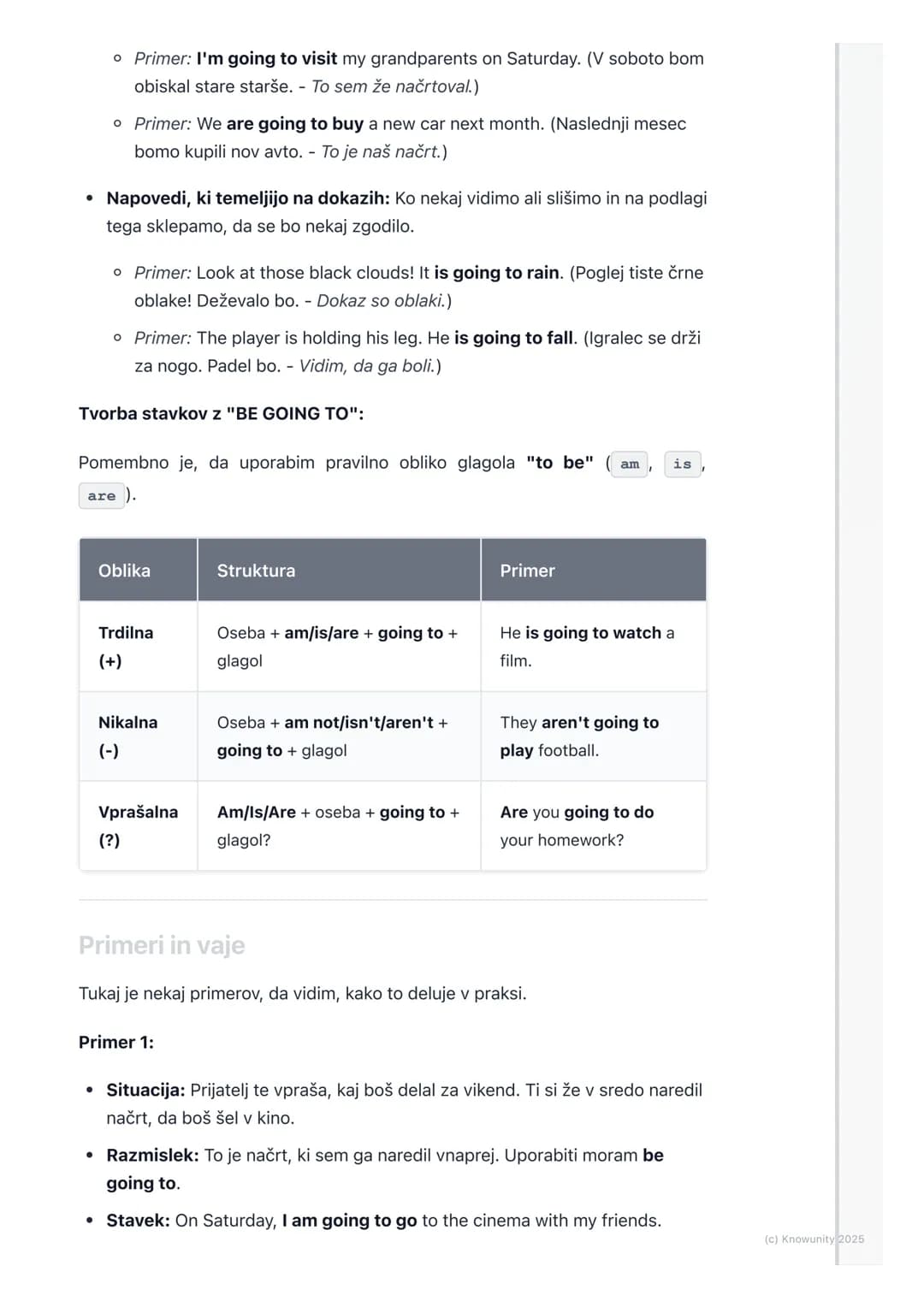 # Prihodnjik (Future Simple -
will/won't, be going to)
Uvod v prihodnjik
Prihodnjik (Future Tense) uporabljamo, ko govorimo o stvareh, ki